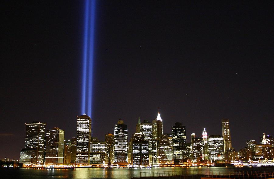 Tribute in Light 2010 #2 Photograph by Christopher J Kirby