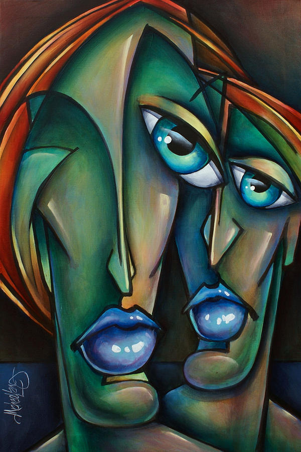 Portrait Painting - Twilight #2 by Michael Lang