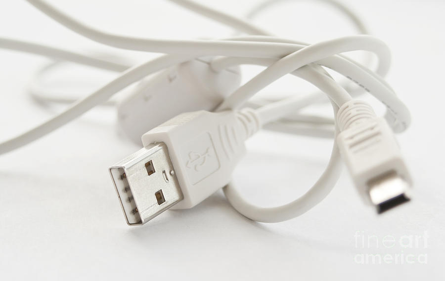 Camera Photograph - USB cable #2 by Blink Images