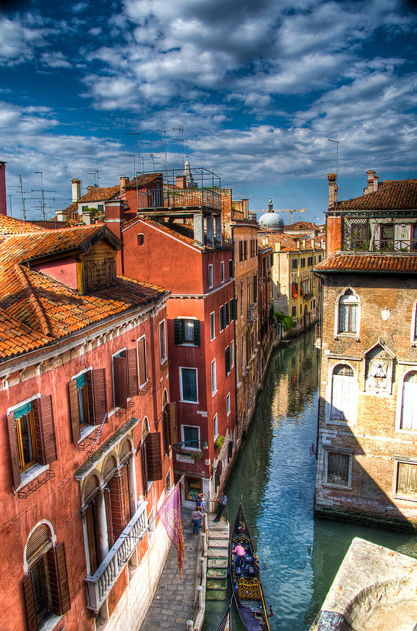 Venice Photograph - Venice Canal #2 by Jon Berghoff