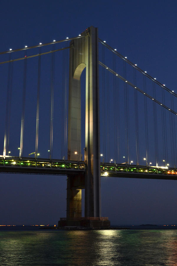 Verrazano-Narrows Bridge Photograph by Peter Krivy