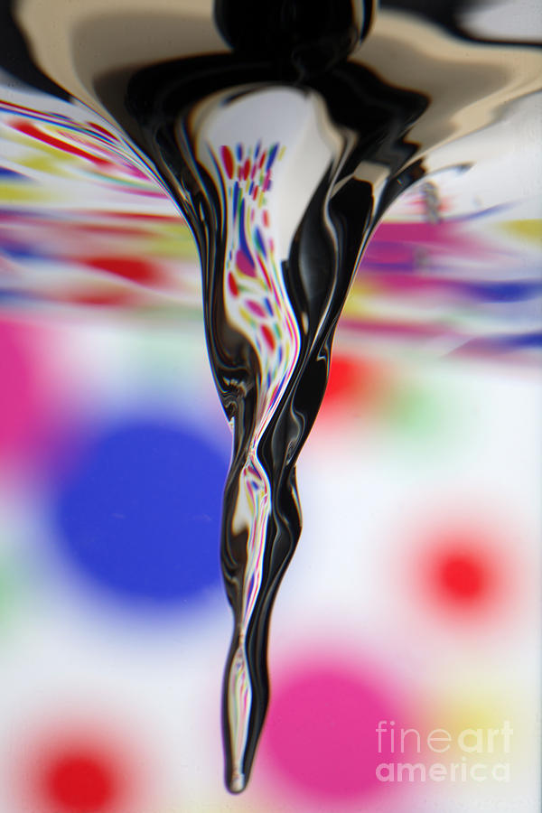 Science Photograph - Vortex In Water #4 by Ted Kinsman