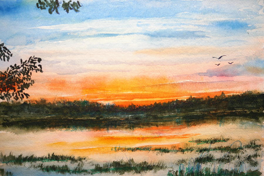 Watercolor Lesson #2 Painting by Bobby Walters