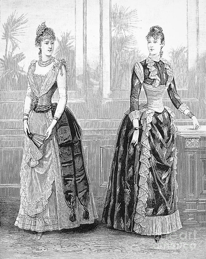 Womens Fashion, 1889 Drawing by Granger