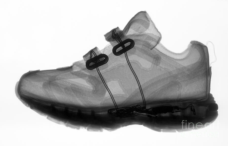 X-ray Of Childs Shoe #2 Photograph by Ted Kinsman