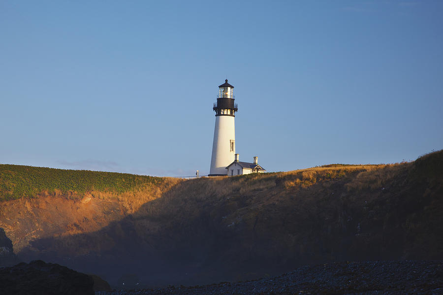 Landscape Photograph - Yaquina Head Lighthouse Newport Oregon #2 by Craig Tuttle