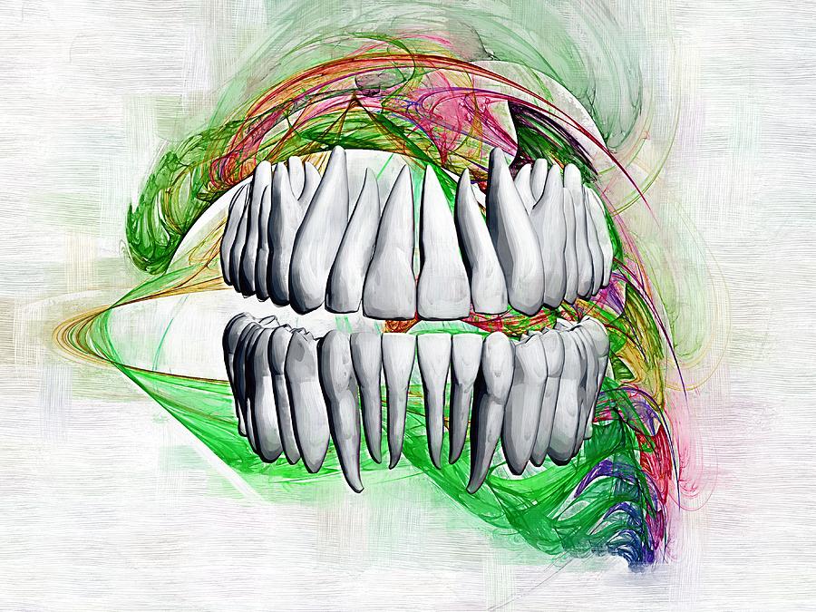 Dental Anatomy Fine Art Digital Art By Joseph Ventura