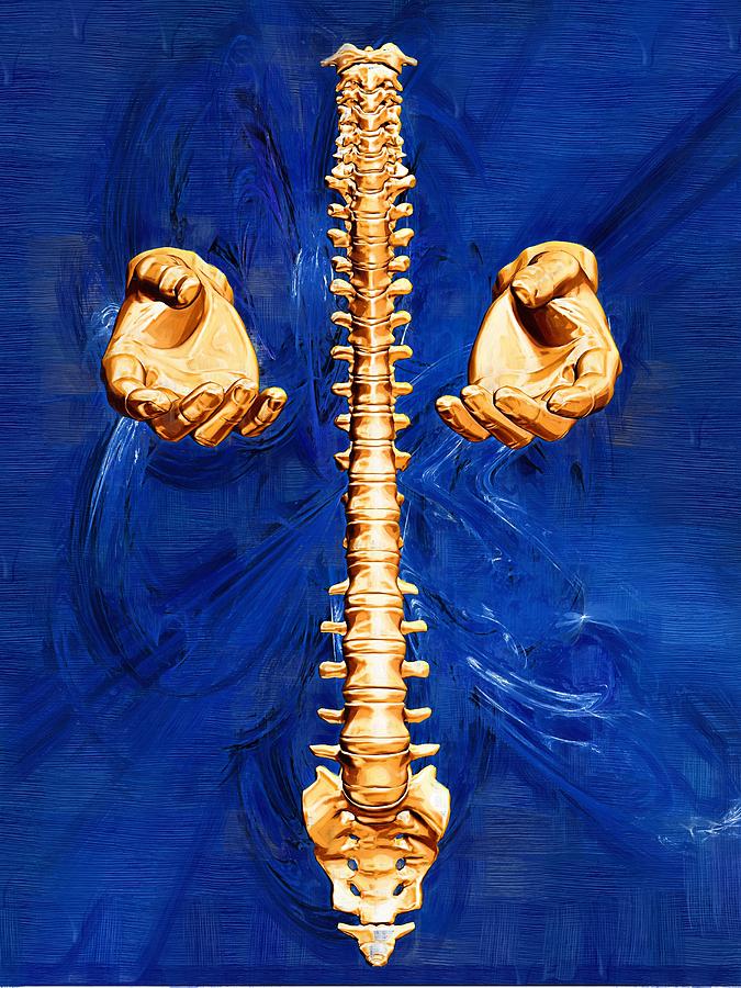 Skeleton Digital Art - Healing Hands #20 by Joseph Ventura