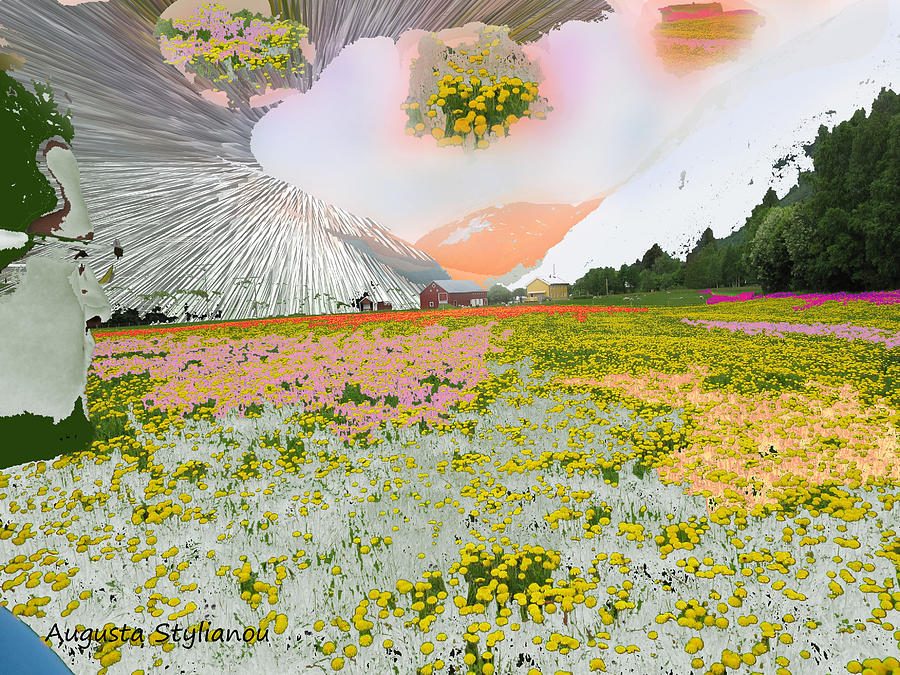 Nature Digital Art - Norway Landscape #21 by Augusta Stylianou