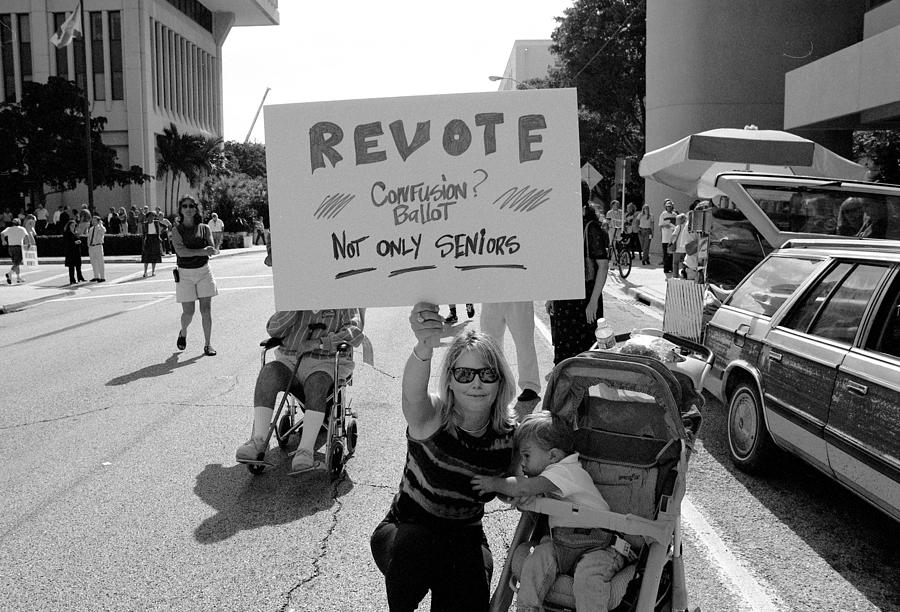 2000 Election Confused Child Revote Photograph by Michael Dubiner ...