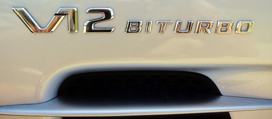 2009 Biturbo V12 Mercedes Photograph by David Campione