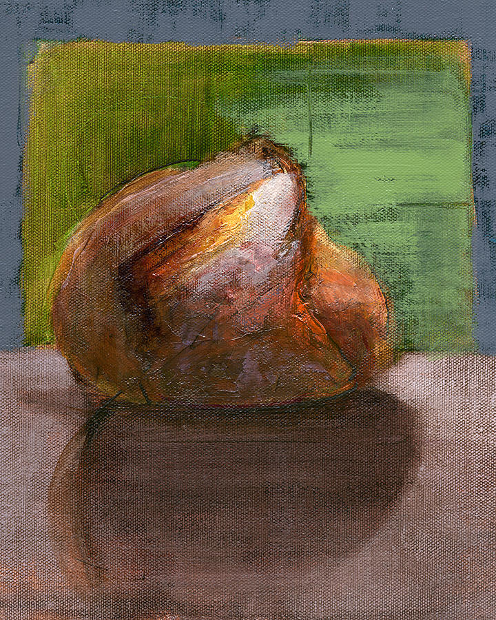 Bread Painting - Untitled #208 by Chris N Rohrbach