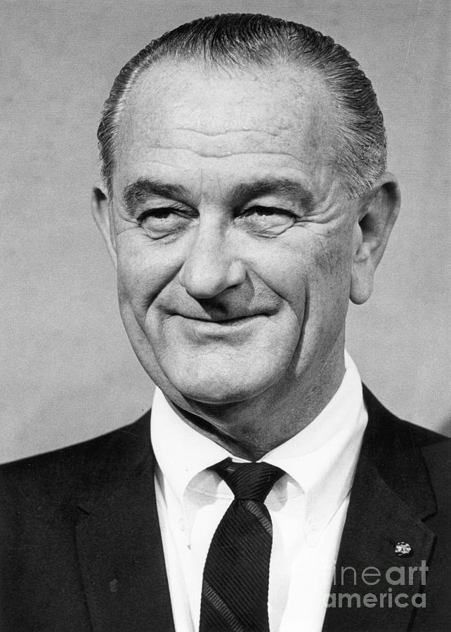 Portrait Photograph - Lyndon Baines Johnson #17 by Granger