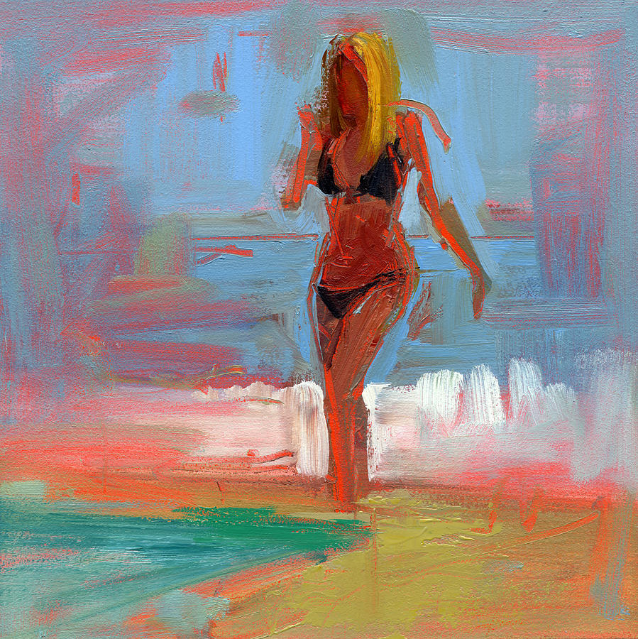 Summer Painting - Untitled #114 by Chris N Rohrbach