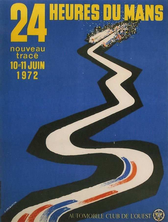 24 Hours of Le Mans - 1972 Digital Art by Georgia Clare