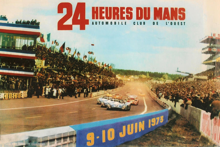 24 Hours of Le Mans - 1975 Digital Art by Georgia Clare