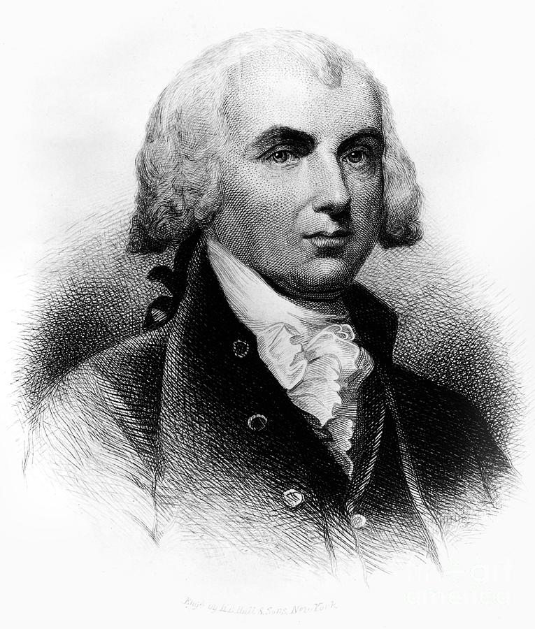James Madison #1 Drawing by Granger