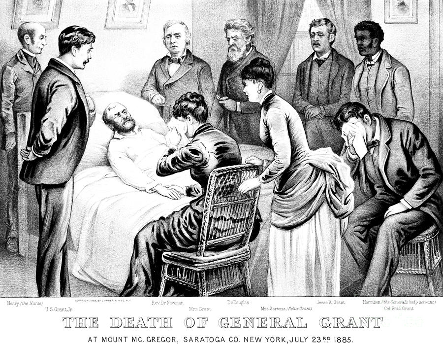 grant members family ulysses s Granger (1822 S. 1885) Ulysses Grant Photograph by