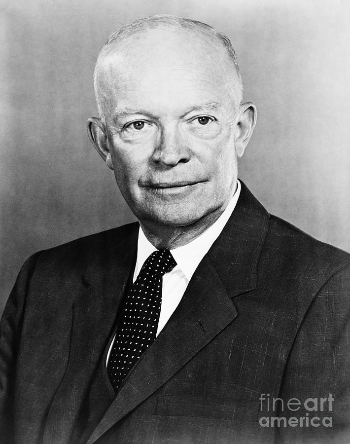Portrait Photograph - Dwight D. Eisenhower #28 by Granger