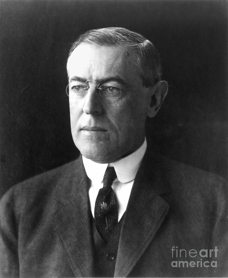 Woodrow Wilson (1856-1924) Photograph By Granger | Fine Art America