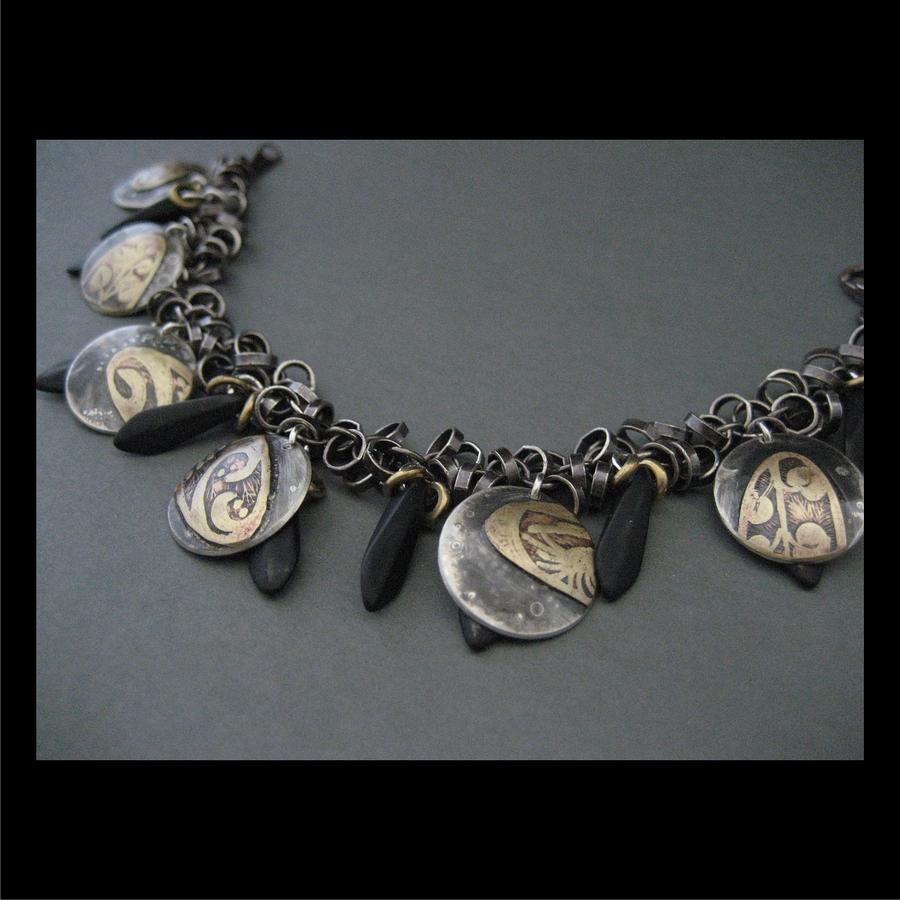 267 Etching Fused in Silver Jewelry by Brenda Berdnik