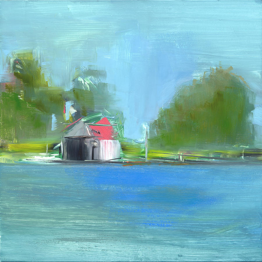 Boat Painting - Untitled #363 by Chris N Rohrbach