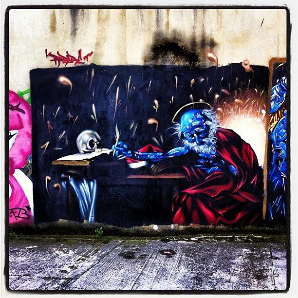 Graffity Photograph - 27/06/12#bristolgraffiti #bristolart by Nigel Brown