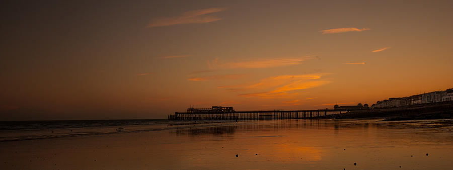 Sunset Photograph - Hastings Pier #28 by Dawn OConnor
