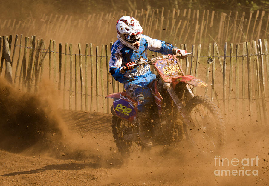 Motocross #28 Photograph by Ang El