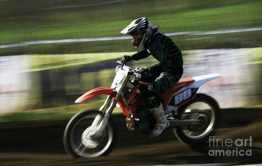 Motocross #29 Photograph by Ang El