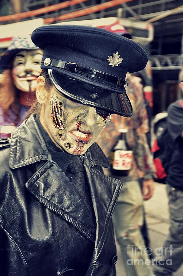 10th Annual Toronto Zombie Walk #3 Photograph by Andrea Kollo