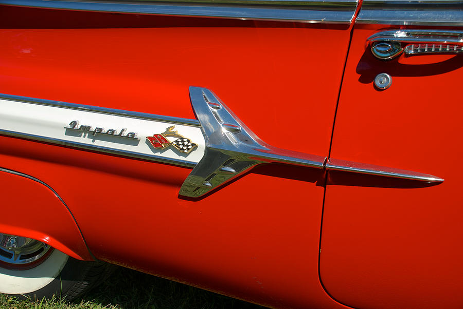 1960 Chevy Impala Convertable #3 Photograph by Mark Dodd