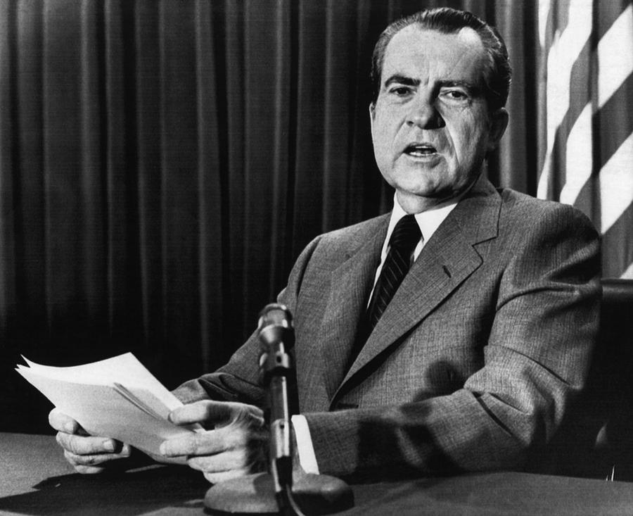 1971 Us Presidency. President Richard Photograph by Everett Fine Art