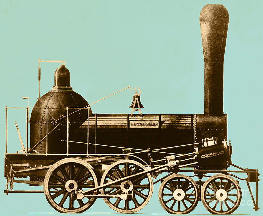 19th Century Locomotive #3 Photograph by Omikron