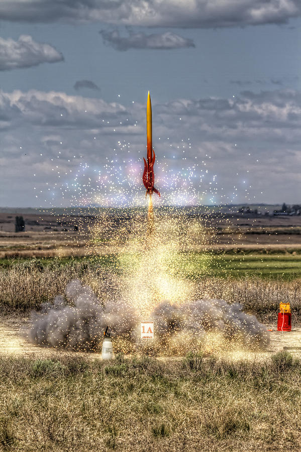 3 2 1 Launch Photograph by Brad Granger