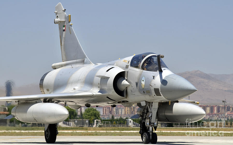 A Dassault Mirage 2000 Of The United #3 Photograph by Giovanni Colla
