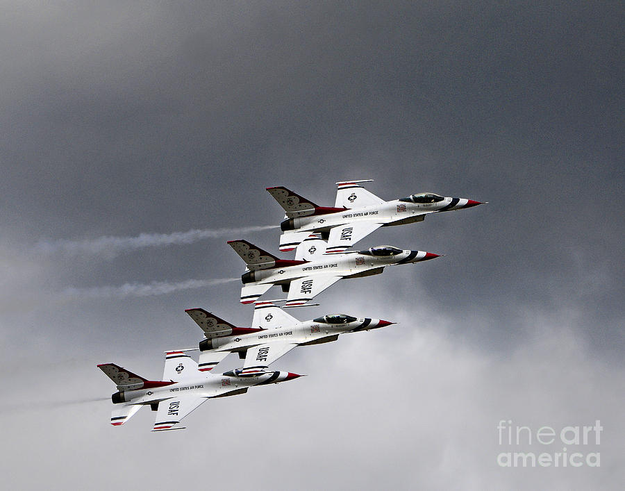 Air Force Thunderbirds #4 Photograph by Dennis Hammer