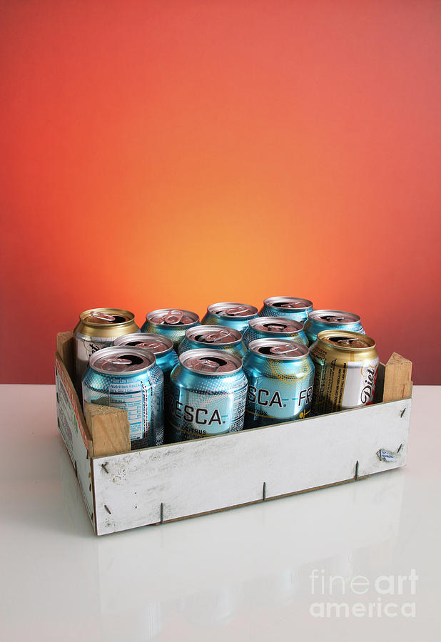 Can Photograph - Aluminum Cans For Recycling #3 by Photo Researchers, Inc.