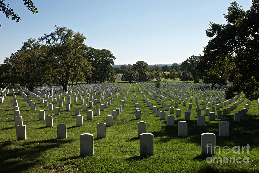 Pattern Photograph - Arlington National Cemetery, Arlington #3 by Terry Moore