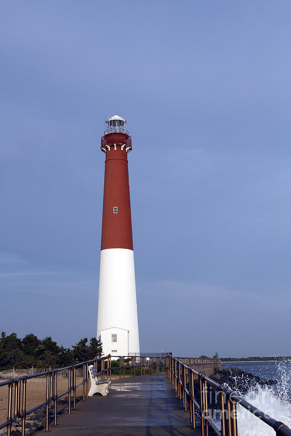 Lighthouse Photograph - Barnegat Light #2 by John Van Decker