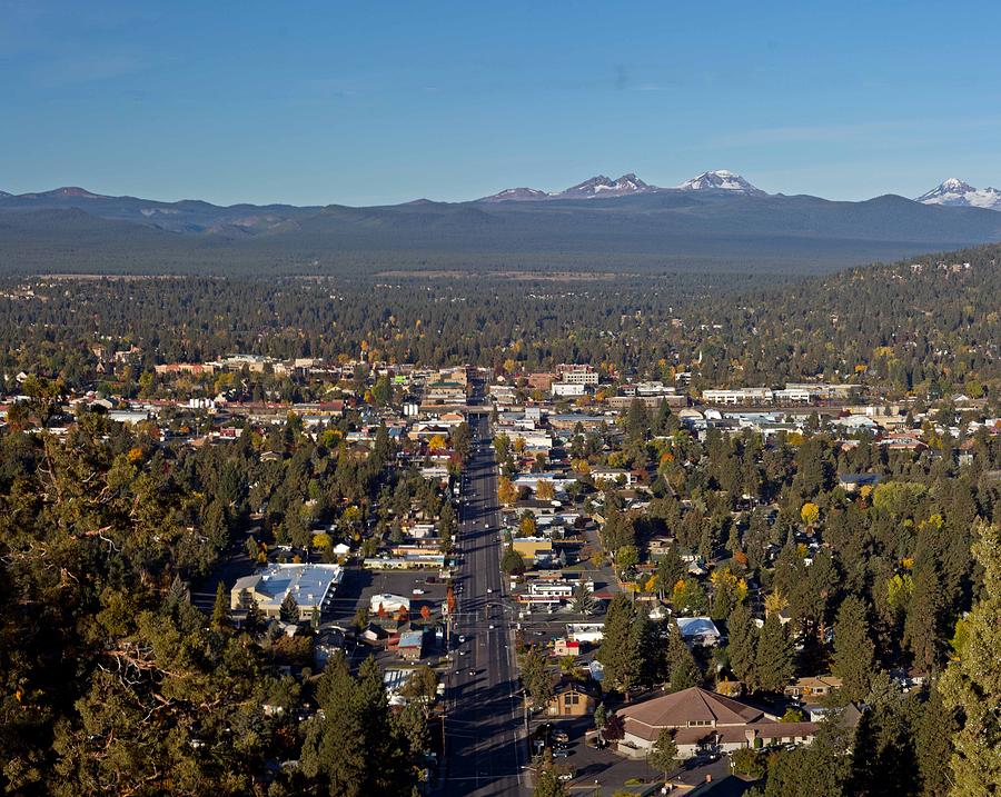 Bend Photograph - Bend Oregon from Pilot Butte #3 by Twenty Two North Photography