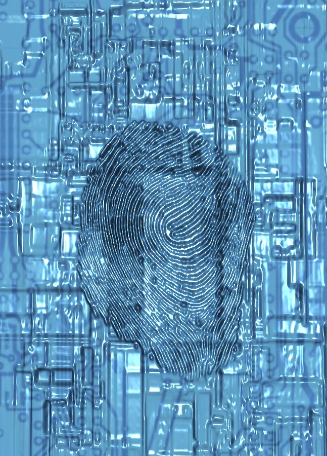 Biometric Security, Artwork #3 Digital Art by Victor Habbick Visions