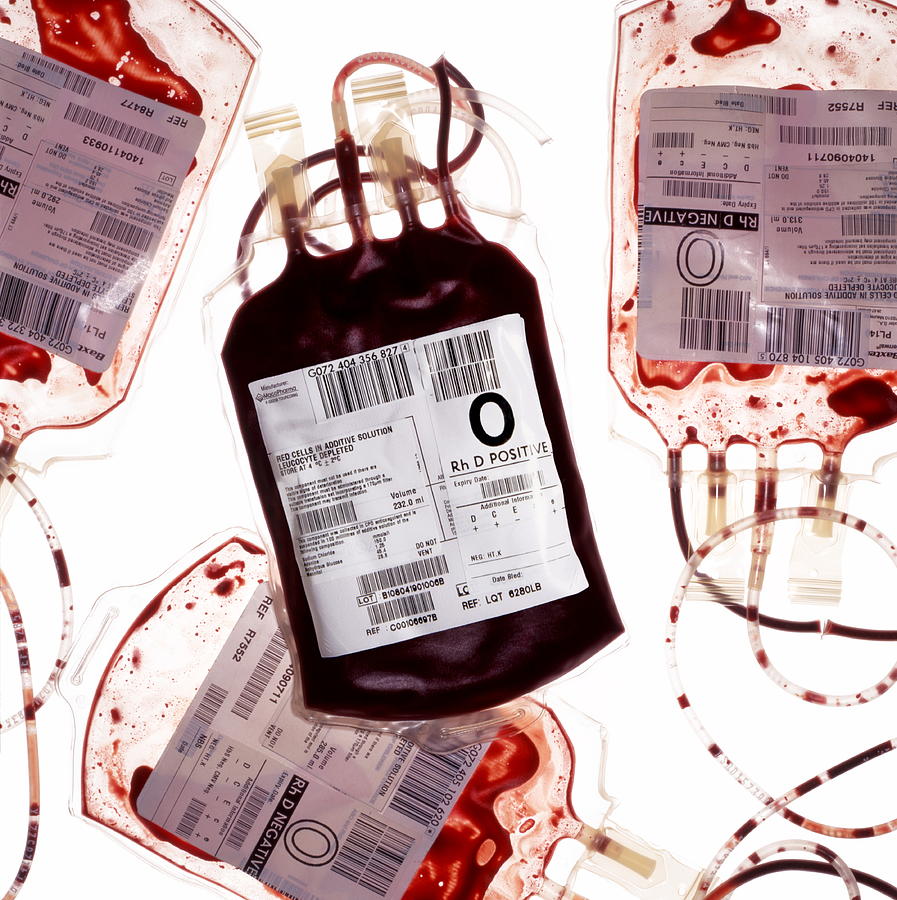 Blood Bags Photograph by Kevin Curtis | Pixels