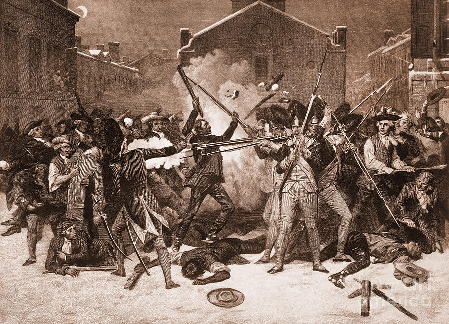Boston Massacre, 1770 #3 Photograph by Photo Researchers
