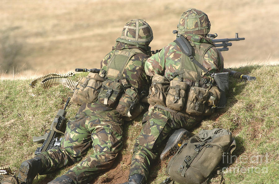Wales Photograph - British Army Soldiers Participate #3 by Andrew Chittock