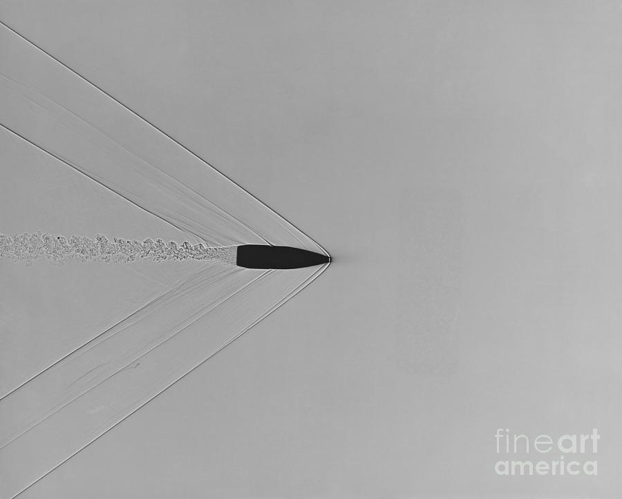Bullet Through Air #3 Photograph by Omikron