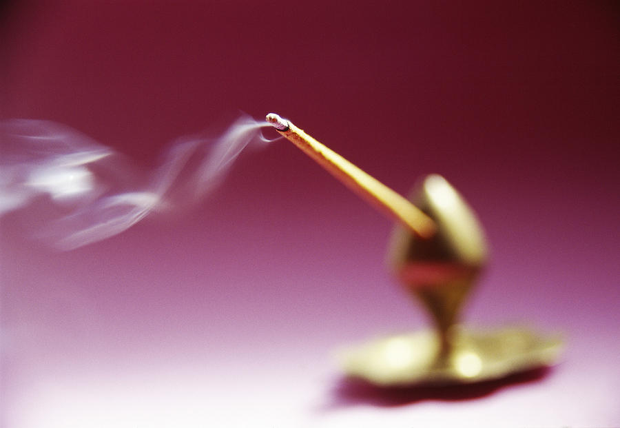Incense Photograph - Burning Incense #3 by Cristina Pedrazzini