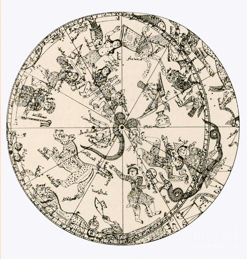 Celestial Globe Illustration #3 Photograph by Science Source