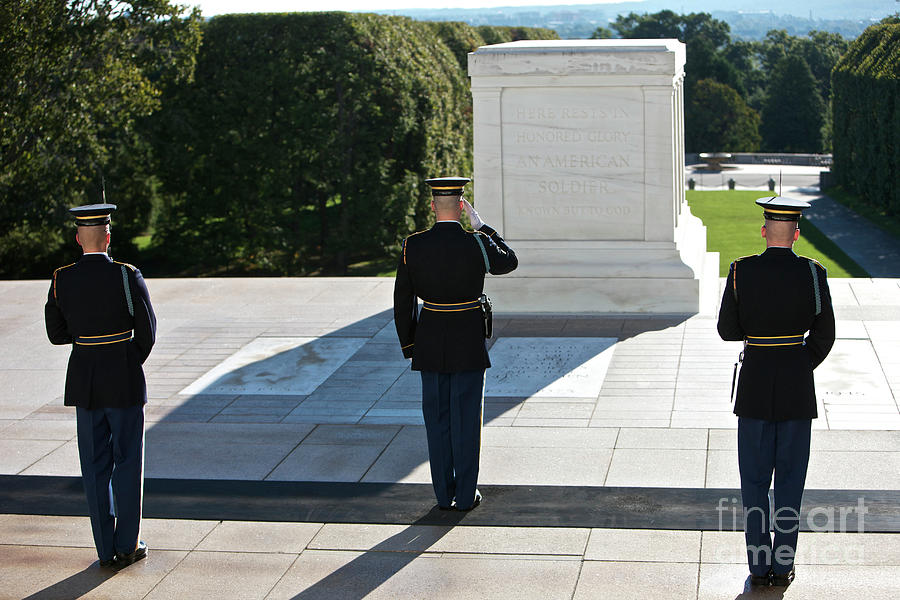 Changing Of Guard At Arlington National Photograph by Terry Moore ...