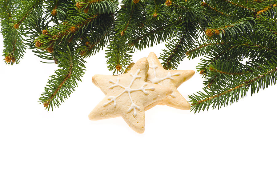 Christmas Photograph - Christmas Cookies Decorated With Real Tree Branches #3 by U Schade